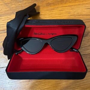 Le Specs x Adam Selman Lola black Sunglasses